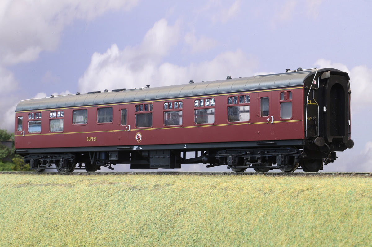 Heljan Finescale O Gauge MK1 RMB Lined Maroon (Unnumbered)