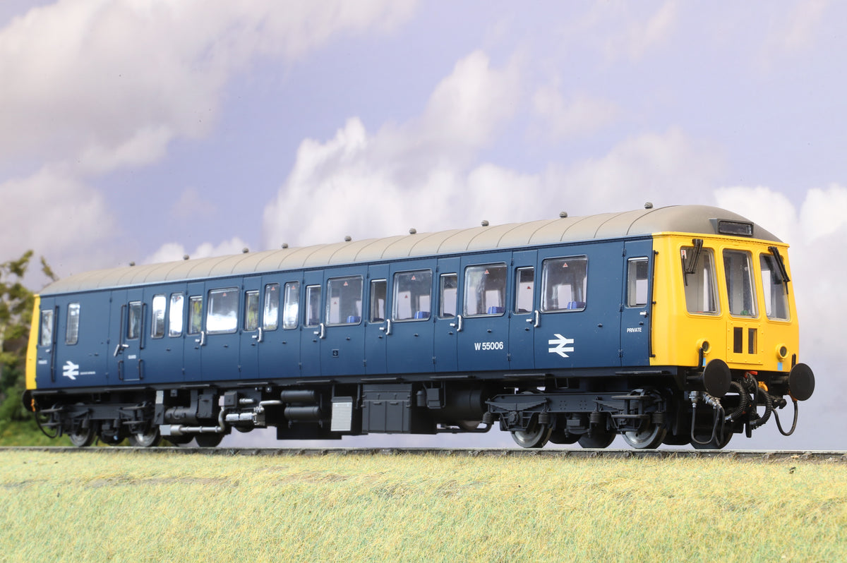 Dapol Finescale O Gauge Class 122 Railcar No. W55006 BR Blue