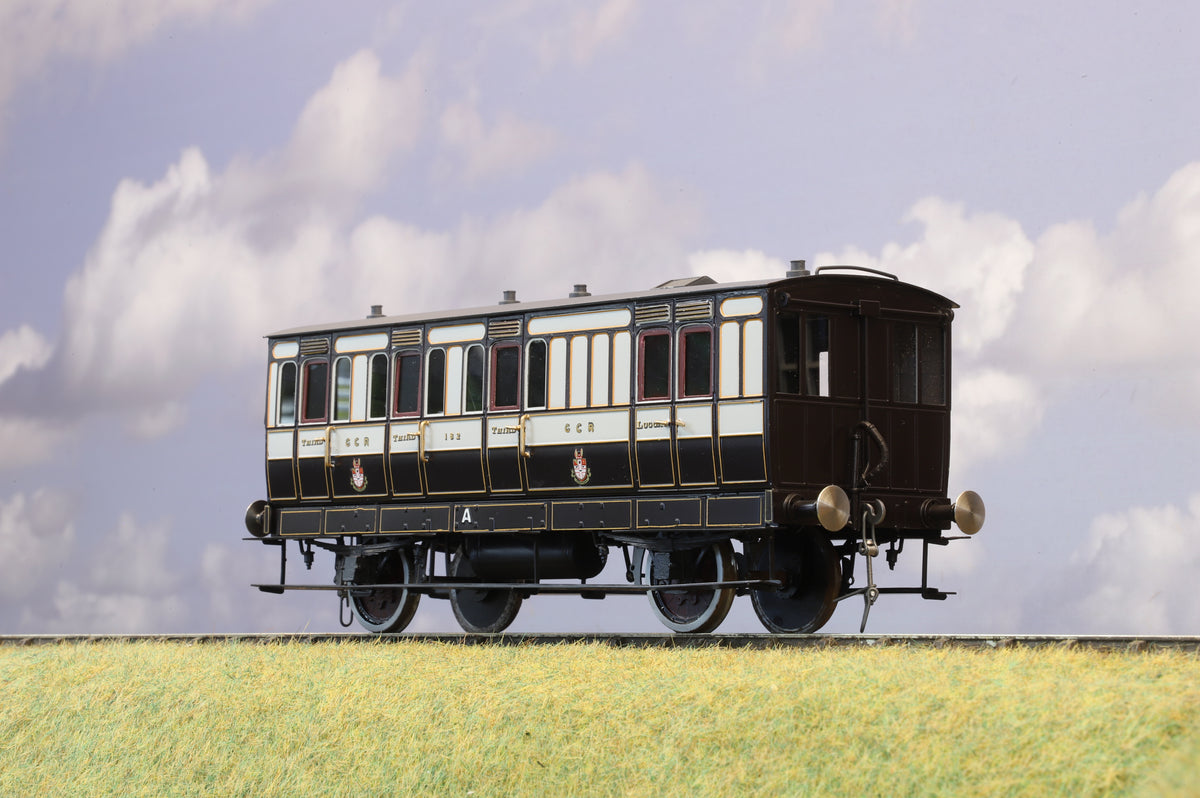 Finescale O Gauge (Kit-Built) Great Central Railway 4-Wheel Brake Third No. 182 (Brass Construction)