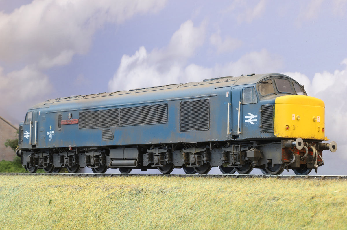 JLTRT Kit-Built Finescale O Gauge Class 46 BR Blue No.46026 DCC Sound &amp; Weathered