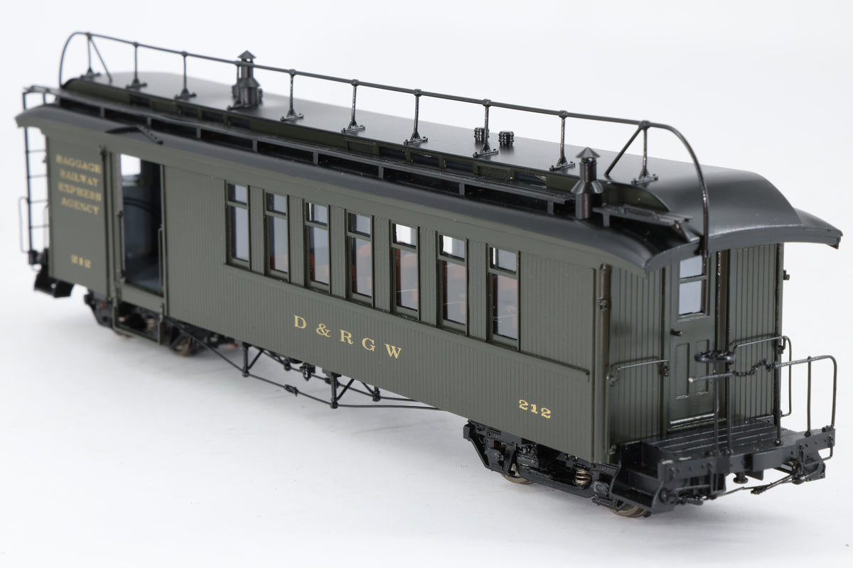 IronHorse Models On3 Brass D&RG Combine Coach