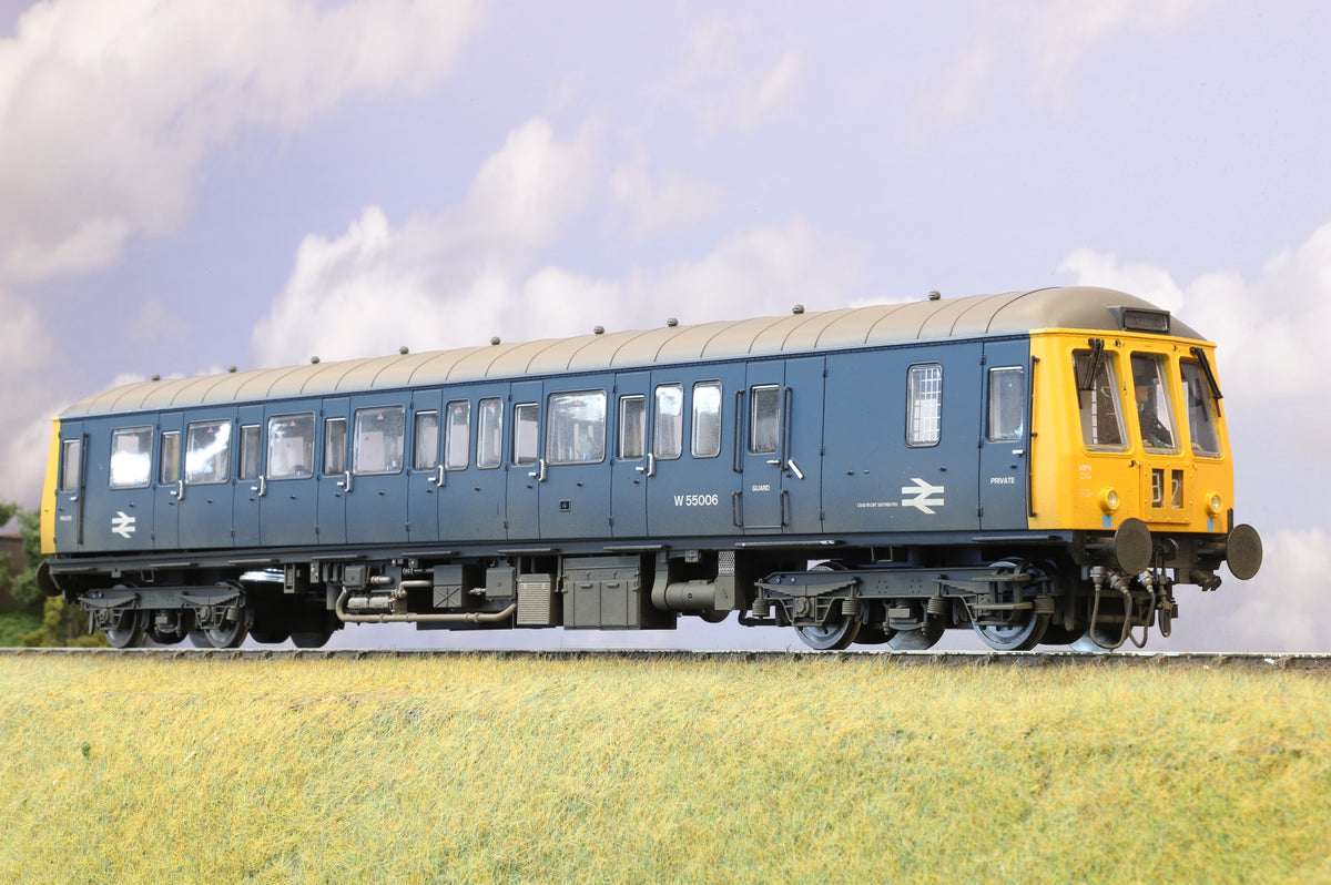 Workshop Finescale O Gauge Dapol Class 122 Diesel Railcar No. W55006 BR Blue DCC Sound