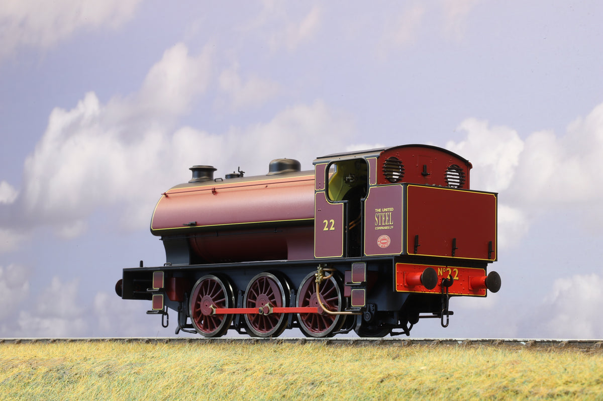 Dapol Finescale O Gauge  J94 / &#39;Austerity&#39; 0-6-0 United Steel Lined Red No. 22