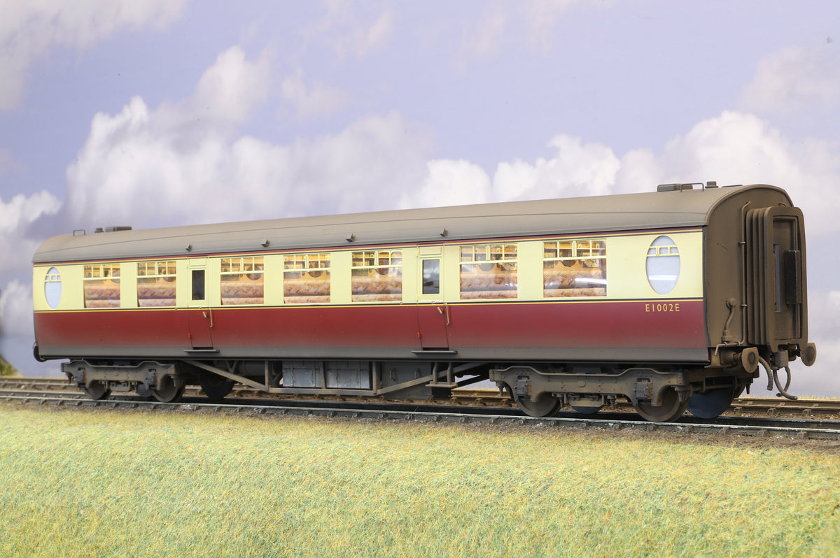 Darstaed Finescale O Gauge Thompson Full Third (TK) No. E1002E BR Crimson & Cream Pro-Weathered
