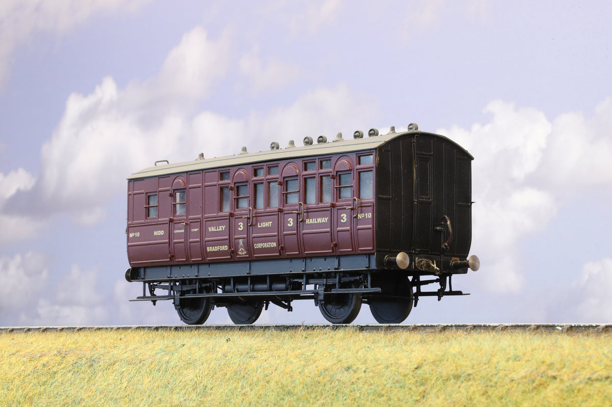 Finescale O Gauge Scratchbuilt Nidd Valley Railway Four Wheel Coach