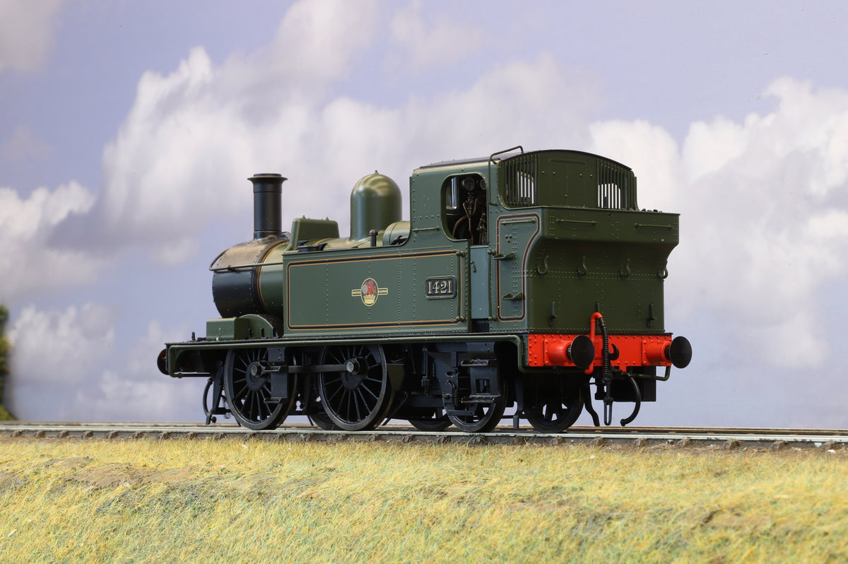 Dapol Finescale O Gauge Class 14xx No. 1421 BR Green Late Crest
