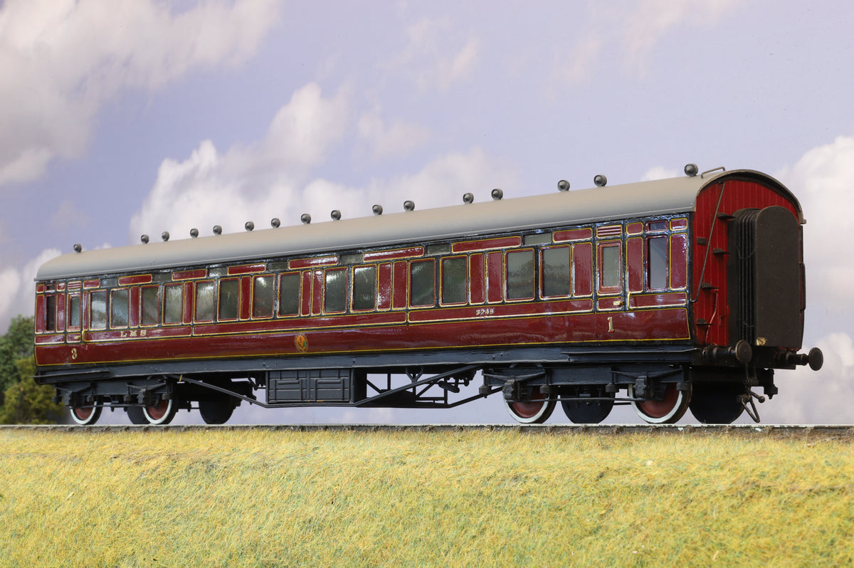 Finescale O Gauge (Kit-Built) LMS (ex-L&amp;YR) 1st/3rd Corridor Composite No. 3748