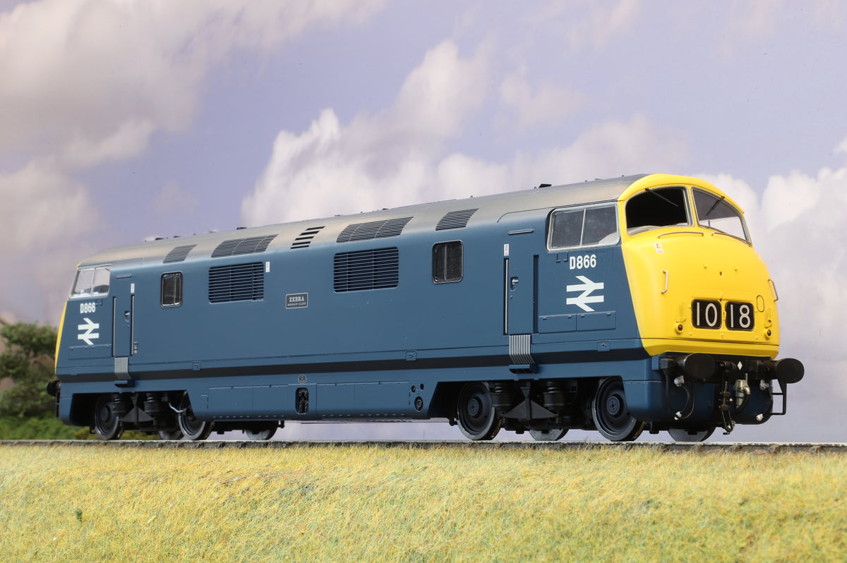 Heljan Finescale O Gauge Class 42 &#39;Warship&#39; No. D866 &#39;Zebra&#39; BR Blue