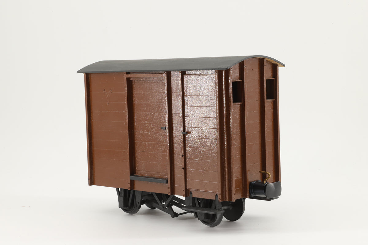 Kit-Built 16mm (32mm Gauge) Guards Van, Plain Brown