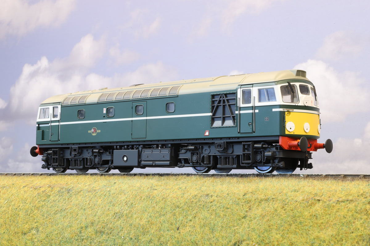 WORKSHOP Finescale O Gauge Heljan Class 26 BR Green (Small Yellow Panels) Unnumbered