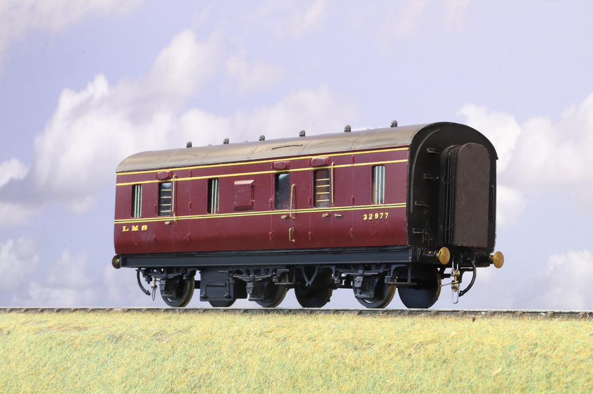 Kenard Models Finescale O Gauge (Kit-Built) LMS Stove 'R' No. 32977, LMS Lined Maroon