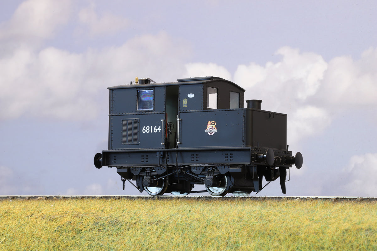 Dapol Finescale O Gauge Sentinel Steam Shunter No. 68164 BR Black Early Crest