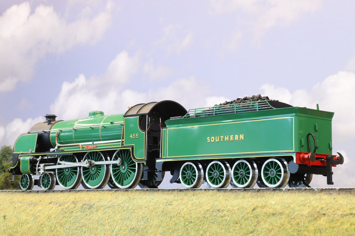Ace Trains Coarse Scale O Gauge Southern Railway King Arthur Class No. 455 &#39;Sir Lancelot&#39; 2/3 Rail