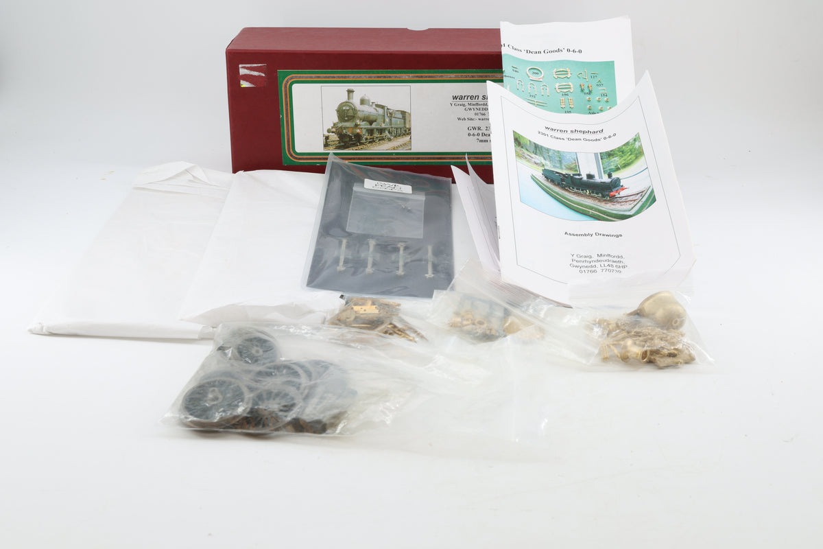 Warren Shephard Finescale O Gauge GWR 2301 Class Dean Goods 0-6-0 Locomotive & Tender Kit
