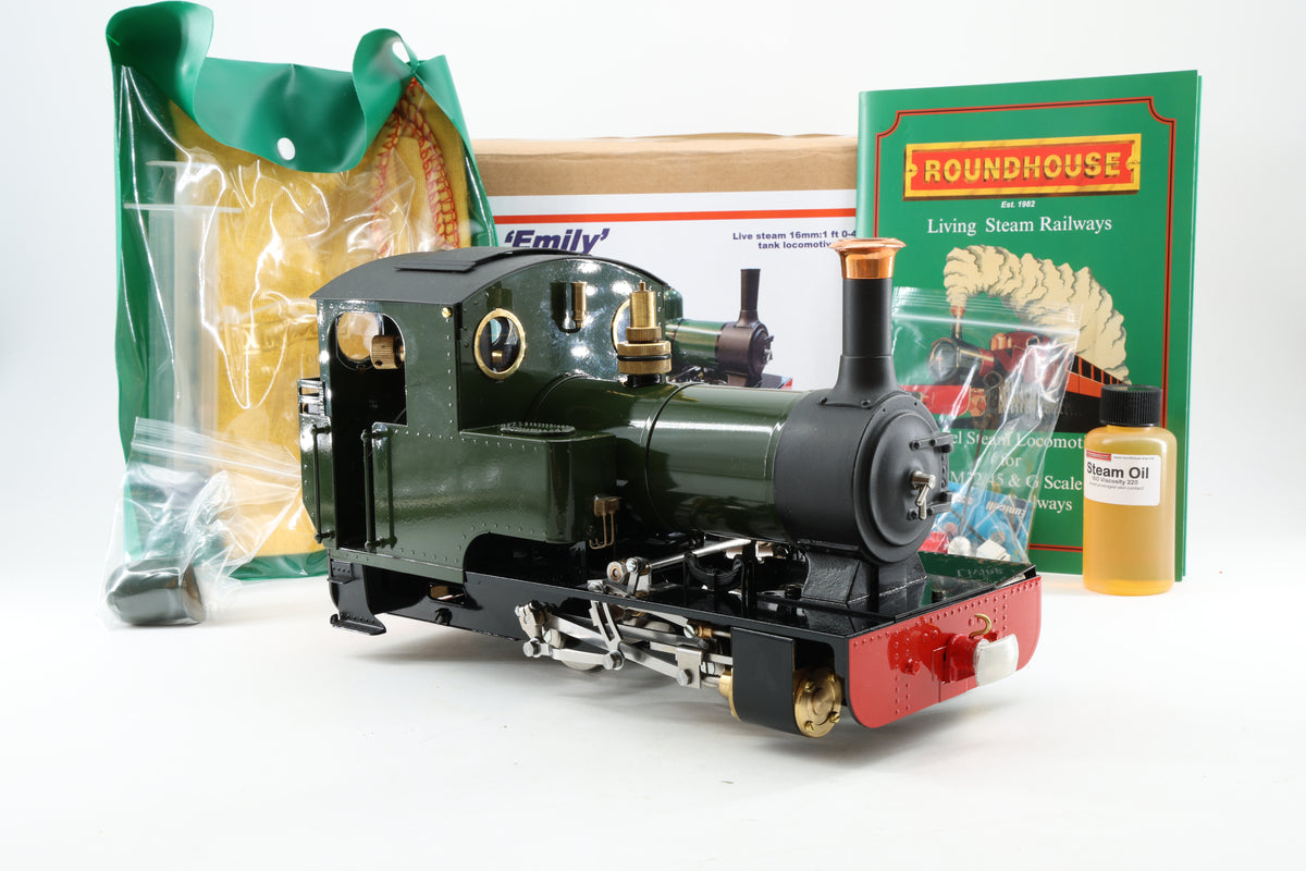 Roundhouse 16mm (32/45mm Gauge) Live Steam 'Emily' (No RC Fitted)
