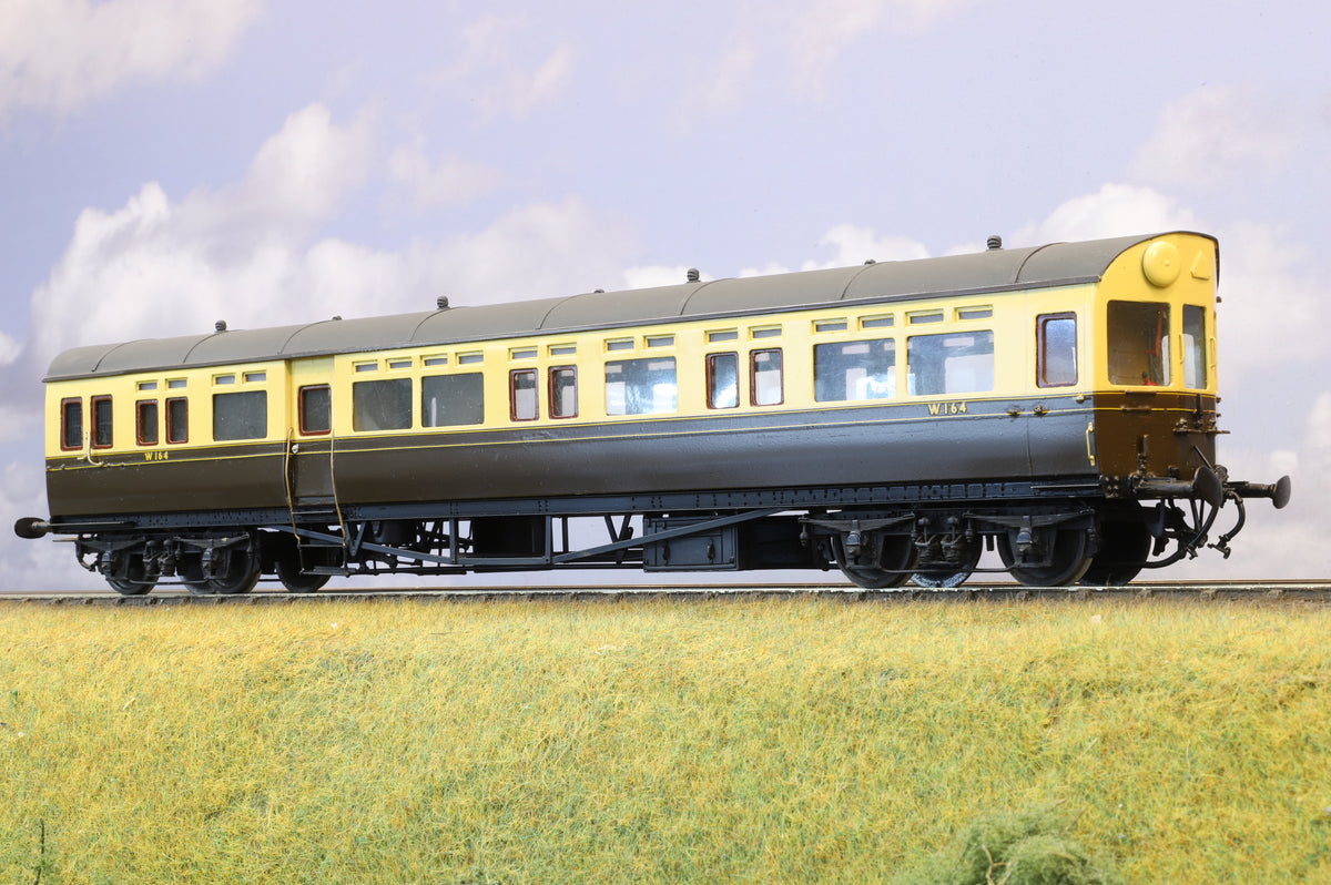 Finescale O Gauge (Kit-Built) Collett Autocoach No. W164 BR Chocolate &amp; Cream