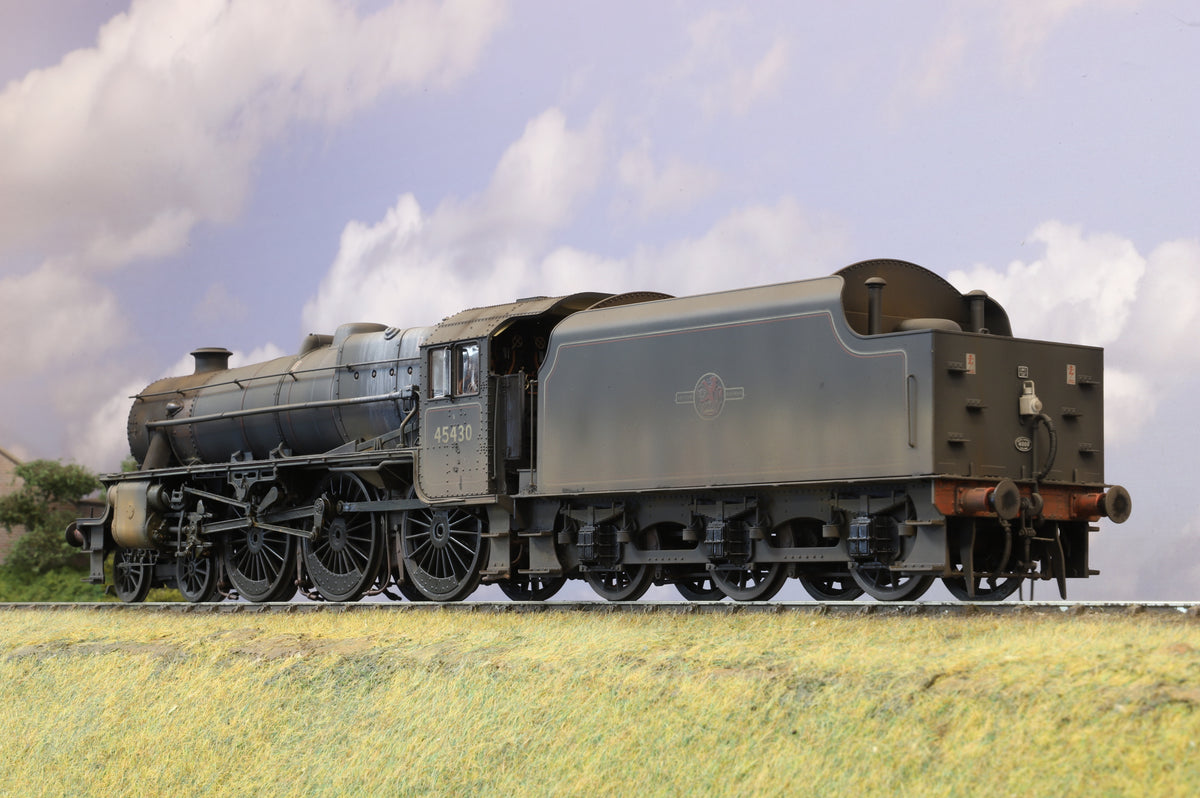 Finescale O Gauge Ellis Clark Trains Black 5 BR Black No.45430, DCC Sound & Weathered