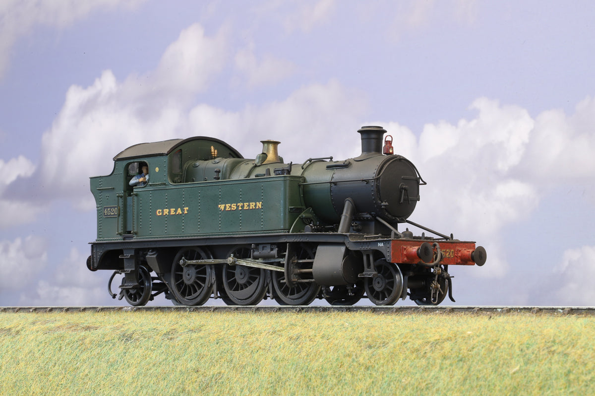 Springside Kit-built Finescale O Gauge GWR 2-6-2T 'No.4520, DCC Sound & Weathered