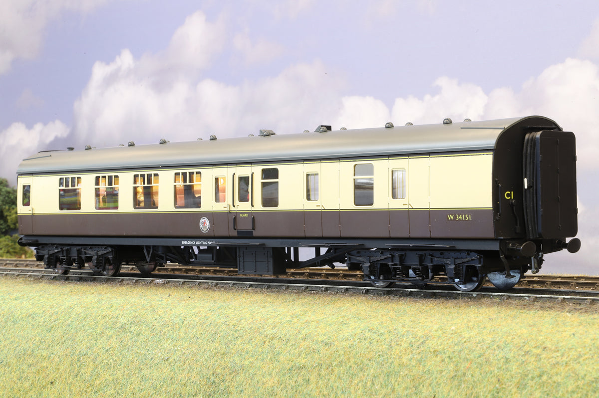 Darstaed Finescale O Gauge MK1 BSK Western Region Chocolate & Cream No. W34151
