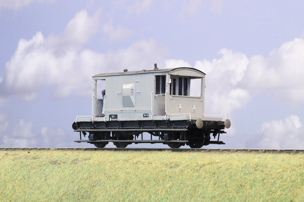 Kit Built Fine scale O Gauge 20T Brake Van BR Grey