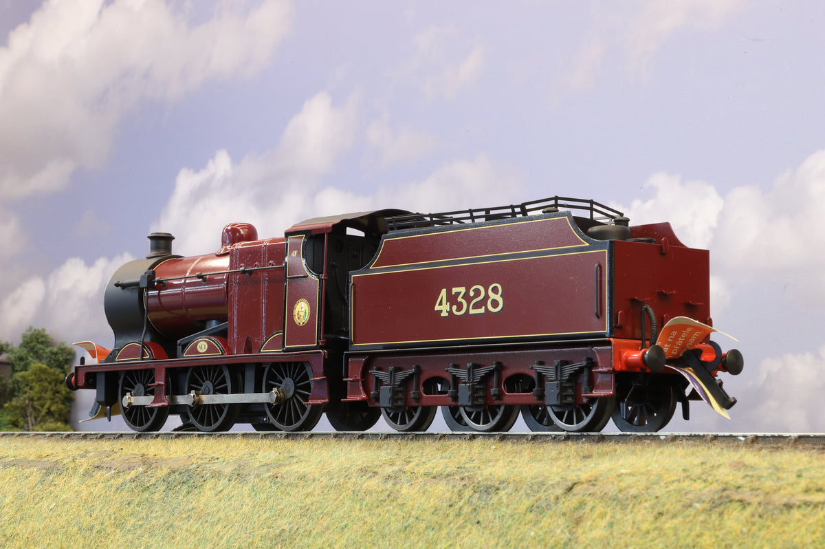Ace Trains Coarse Scale O Gauge LMS 0-6-0 4F No.4328 LMS Maroon 2/3 rail operation