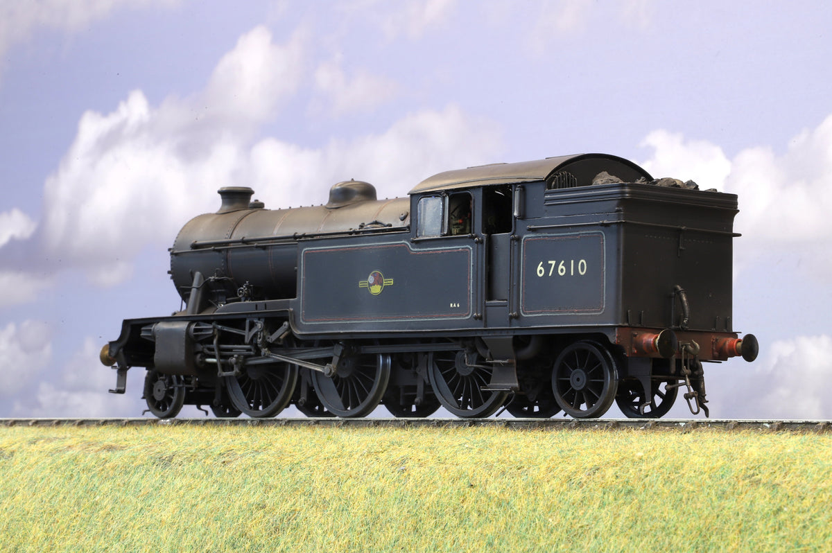 DJH Finescale O Gauge (Kit-Built) Class V3 No. 67610, BR Lined Black Late Crest, Weathered, DCC Sound