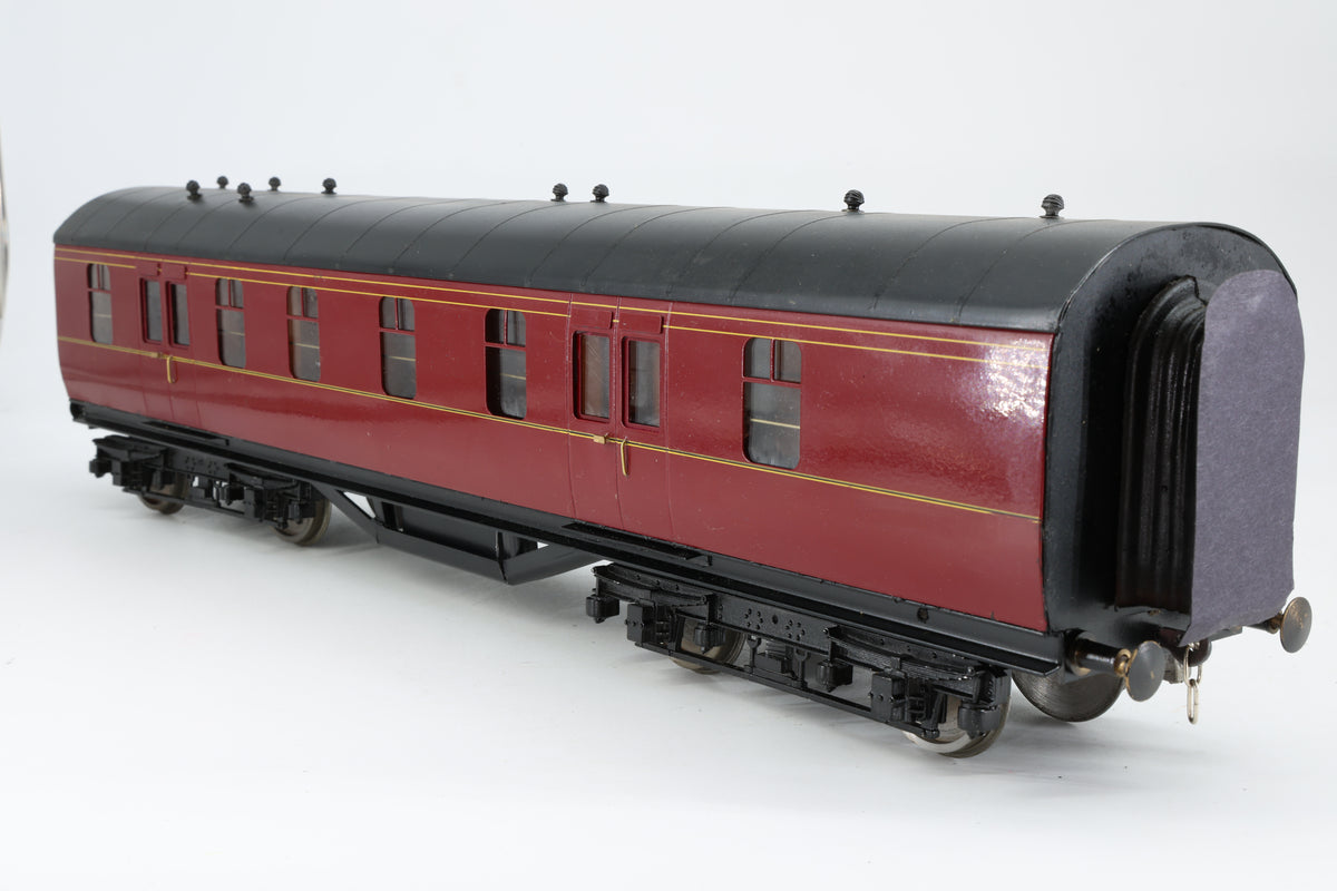 Curlew Coaches Gauge 1 LMS 50ft Catering Vehicle Lined Maroon