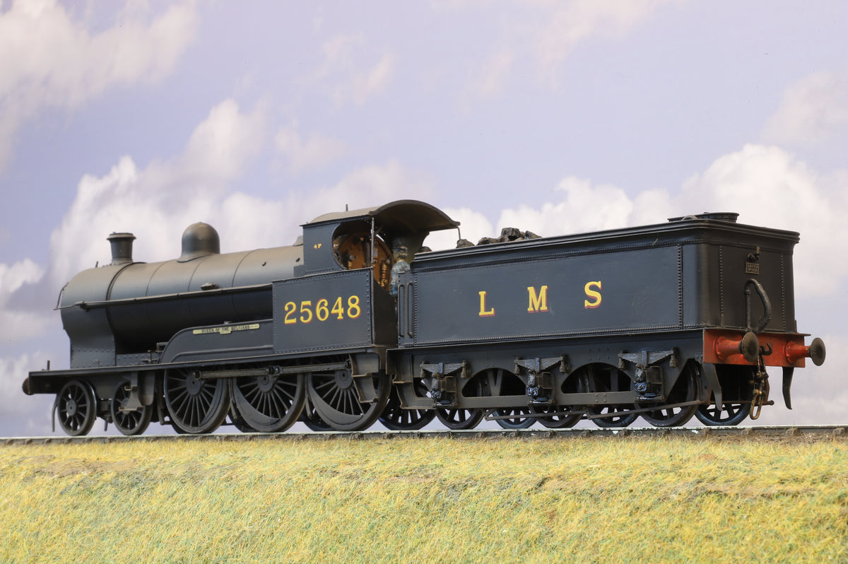 Finescale O Gauge (Kit-Built) ex-LNWR &#39;Prince of Wales&#39; Class No. 25648 &#39;Queen Of The Belgians&#39; LMS Black, DCC Sound, Weathered