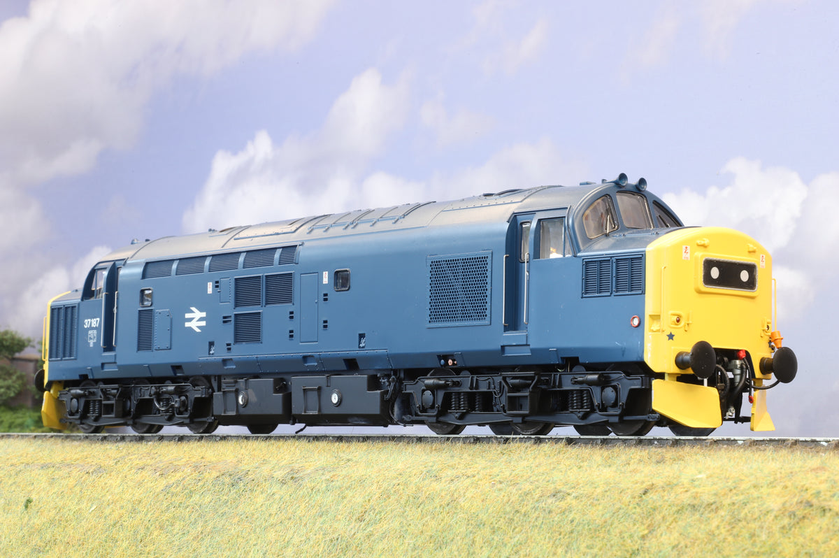 Heljan Finescale O Gauge Class 37 No. 37187 BR Blue DCC Sound