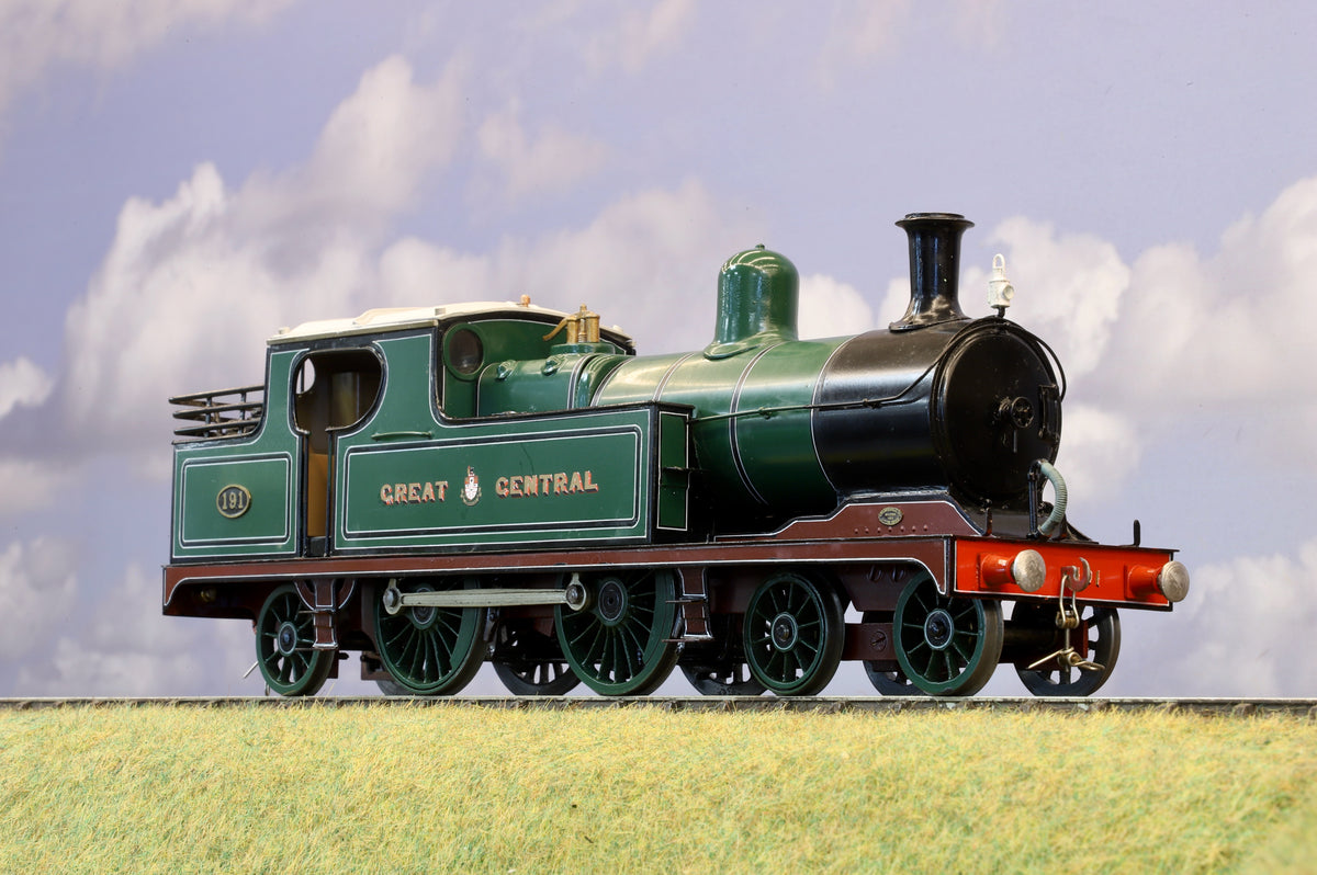 Kit-built Finescale O Gauge GCR Class 9K No. 191 Great Central Green