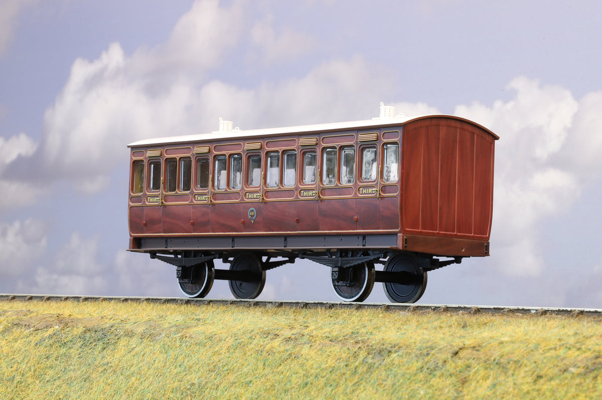 Dapol Finescale O Gauge Stroudley 4-Wheel Oil Lit Suburban Mahogany No. 861