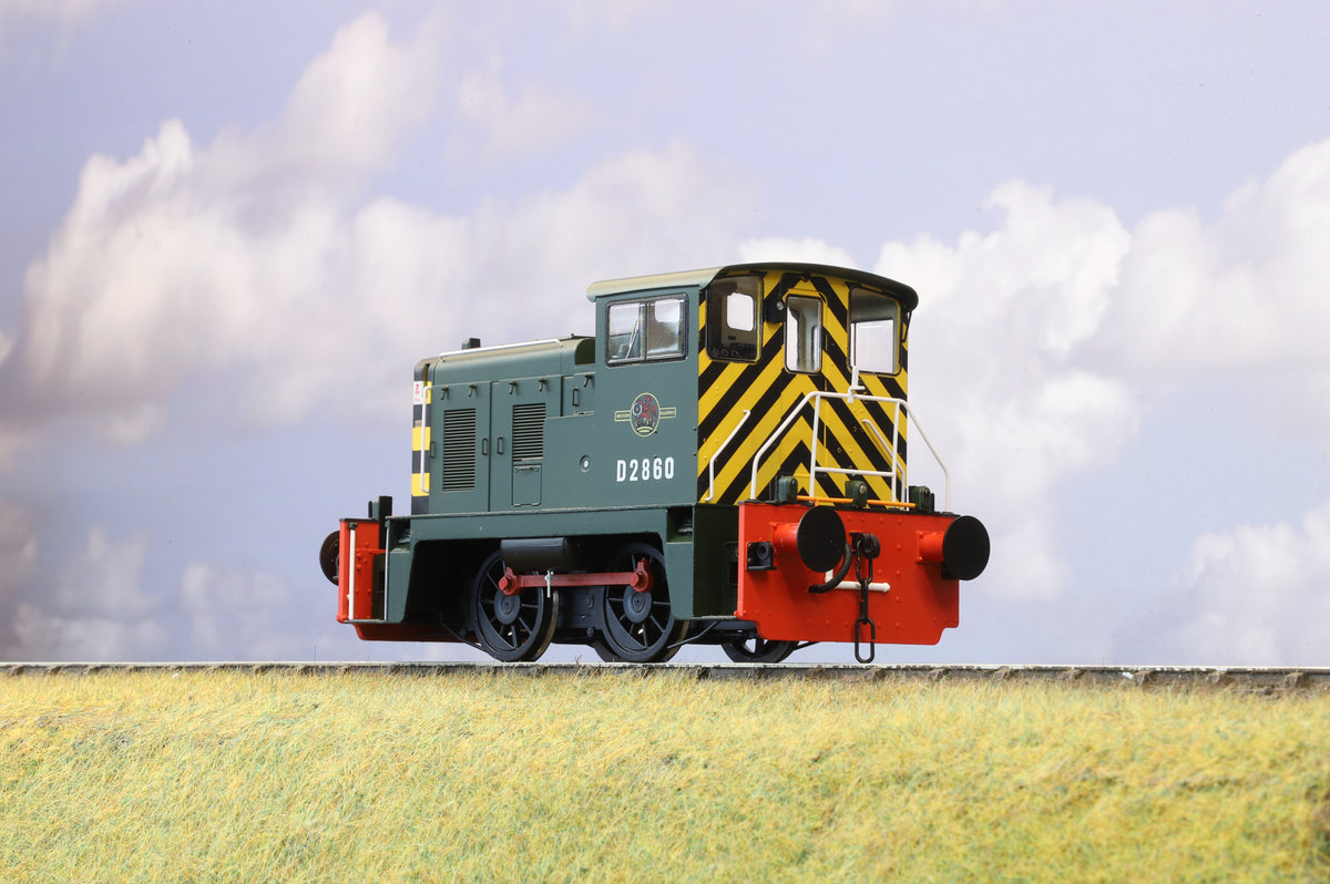 NEW Heljan Class 02 D2860 BR Green with Wasp Stripes