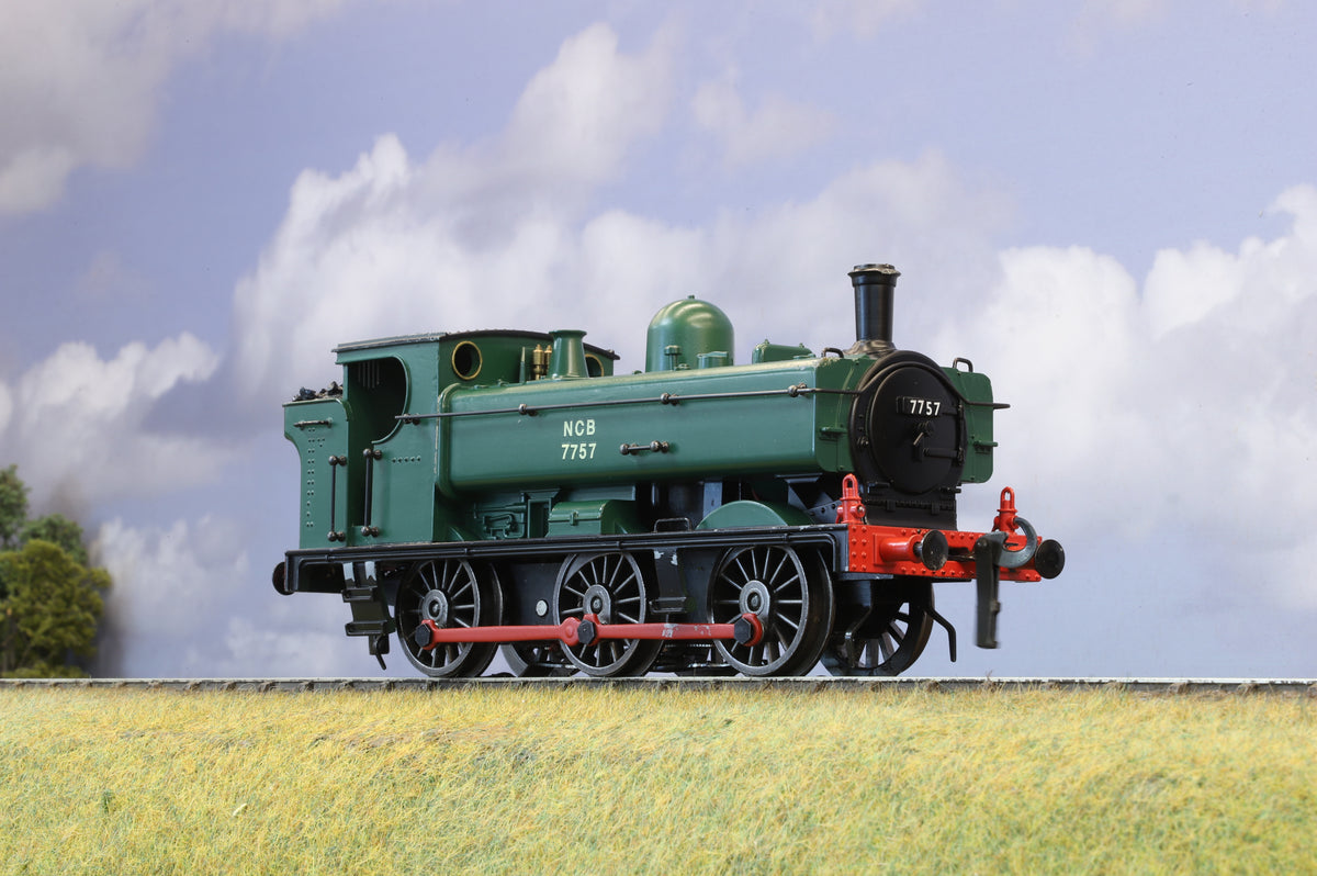 Darstaed Coarse Scale O Gauge GWR 57xx Pannier Tank No.7757, NCB Green