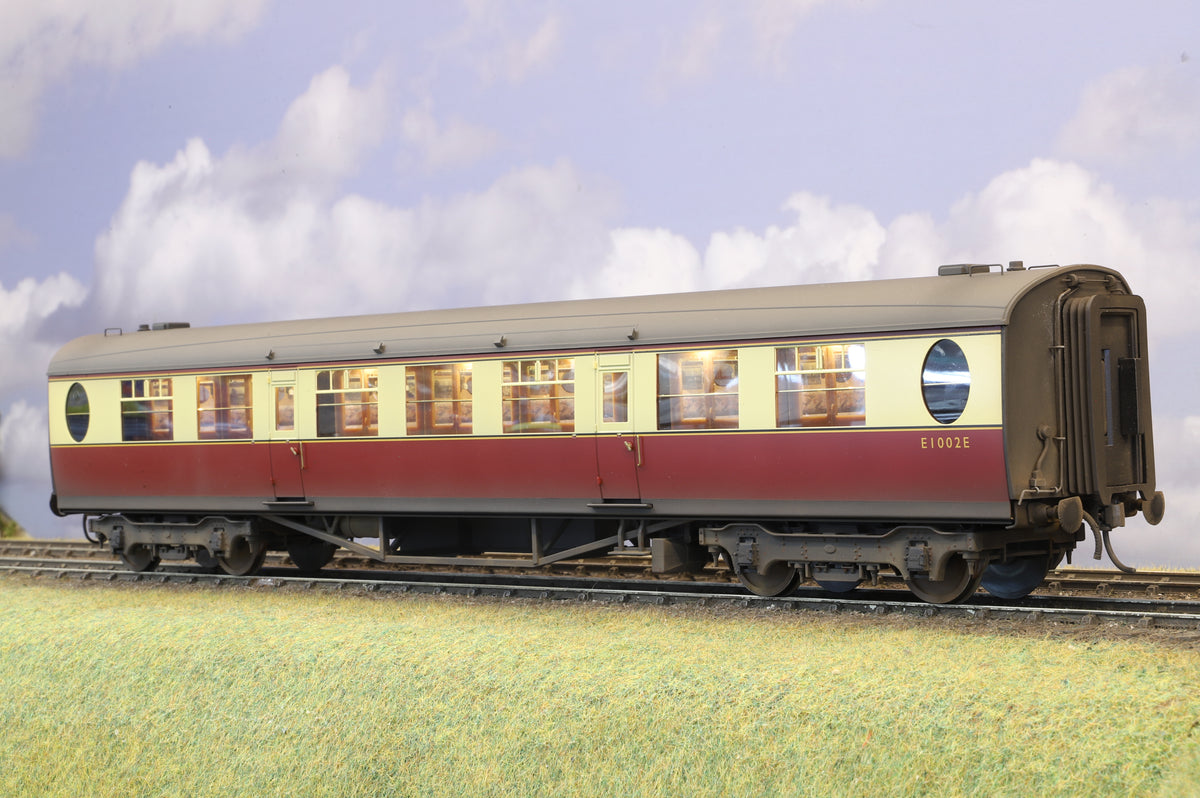 Darstaed Finescale O Gauge Thompson Full Third (TK) No. E1002E BR Crimson & Cream Pro-Weathered