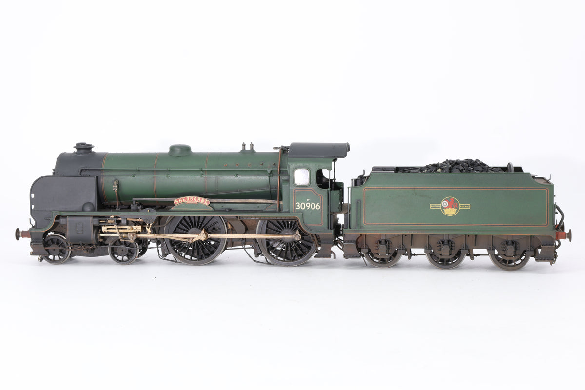 Finescale O Gauge (Kit-Built) ex-SR Schools No. 30906 'Sherborne' BR Green Pro-Weathered