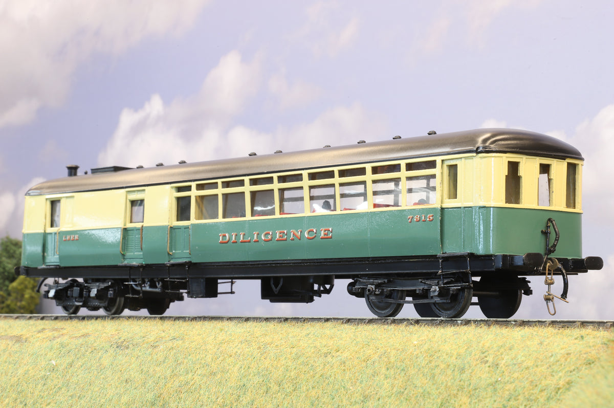 Finescale O Gauge (Kit-Built) LNER Sentinel Steam Railcar 'Diligence' No. 7815, DCC Sound