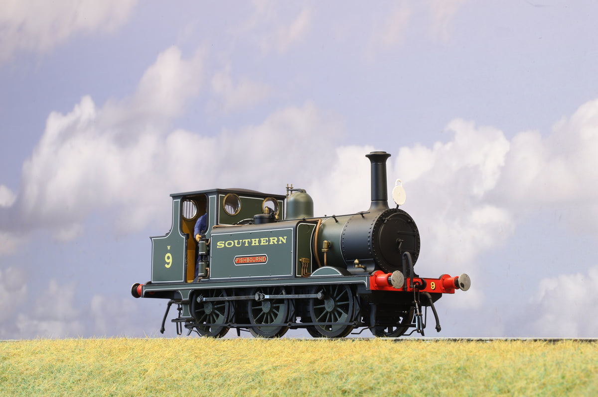 Dapol Finescale O Gauge Terrier A1X No. 9 'Fishbourne' Southern Green, DCC Sound
