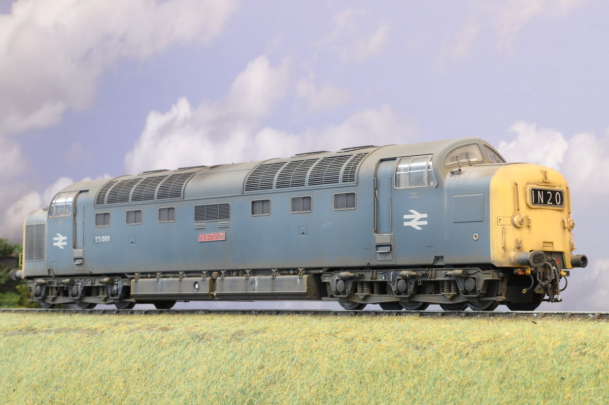 Heljan Finescale O Gauge Class 55 'Deltic' No. 55009 'Alycidon' (Weathered)