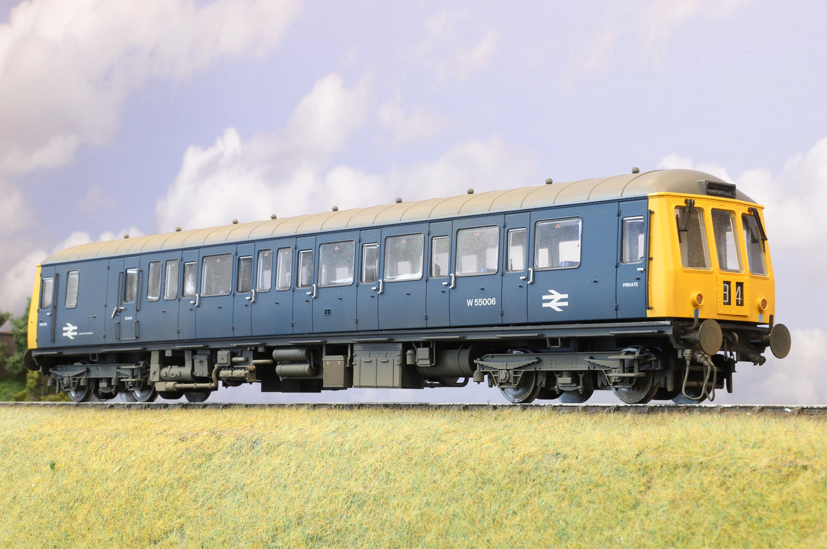 Workshop Finescale O Gauge Dapol Class 122 Diesel Railcar No. W55006 BR Blue DCC Sound