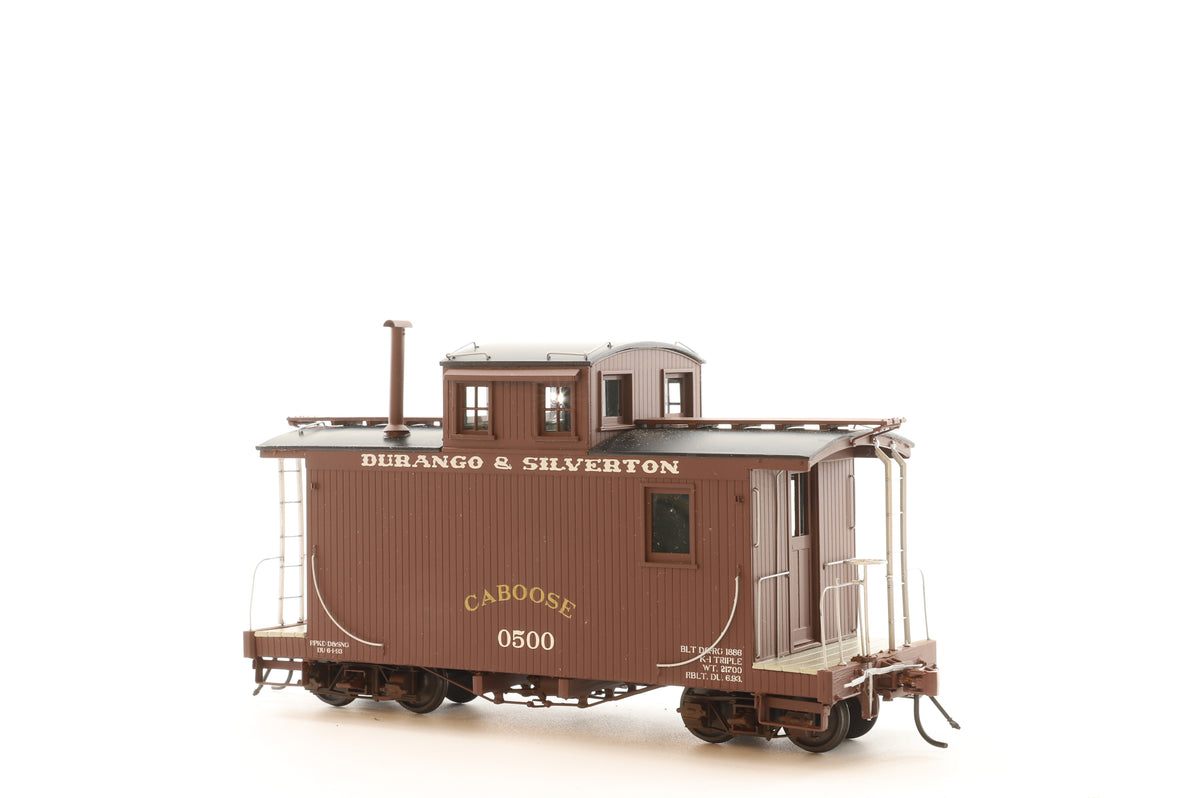 San Juan Car Co. Durango & Silverton Caboose No.0500
