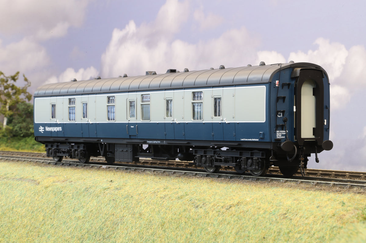 Heljan Finescale O Gauge MK1 BG Newspaper branding in BR Blue/Grey