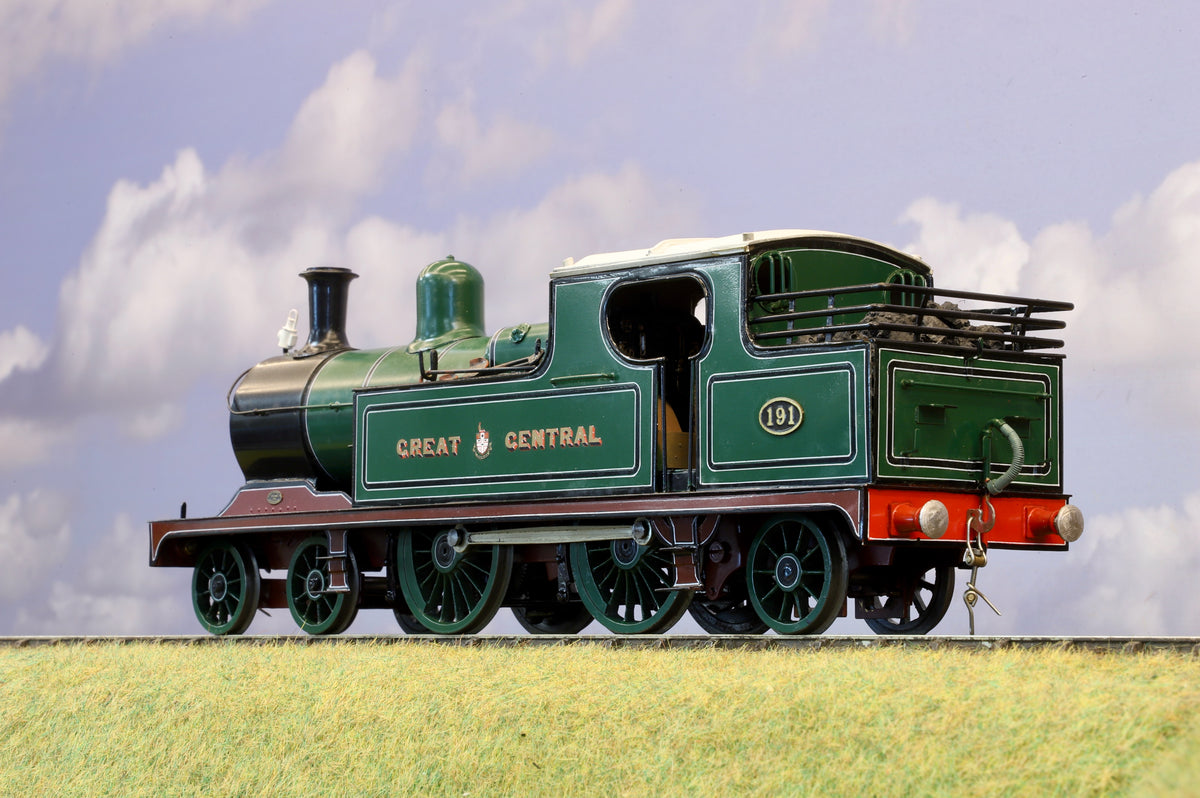 Kit-built Finescale O Gauge GCR Class 9K No. 191 Great Central Green