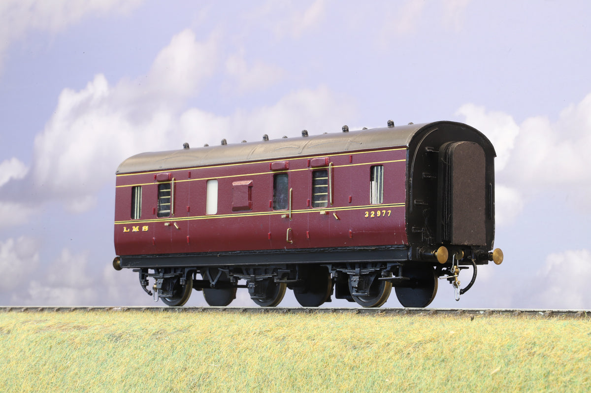 Kenard Models Finescale O Gauge (Kit-Built) LMS Stove 'R' No. 32977, LMS Lined Maroon
