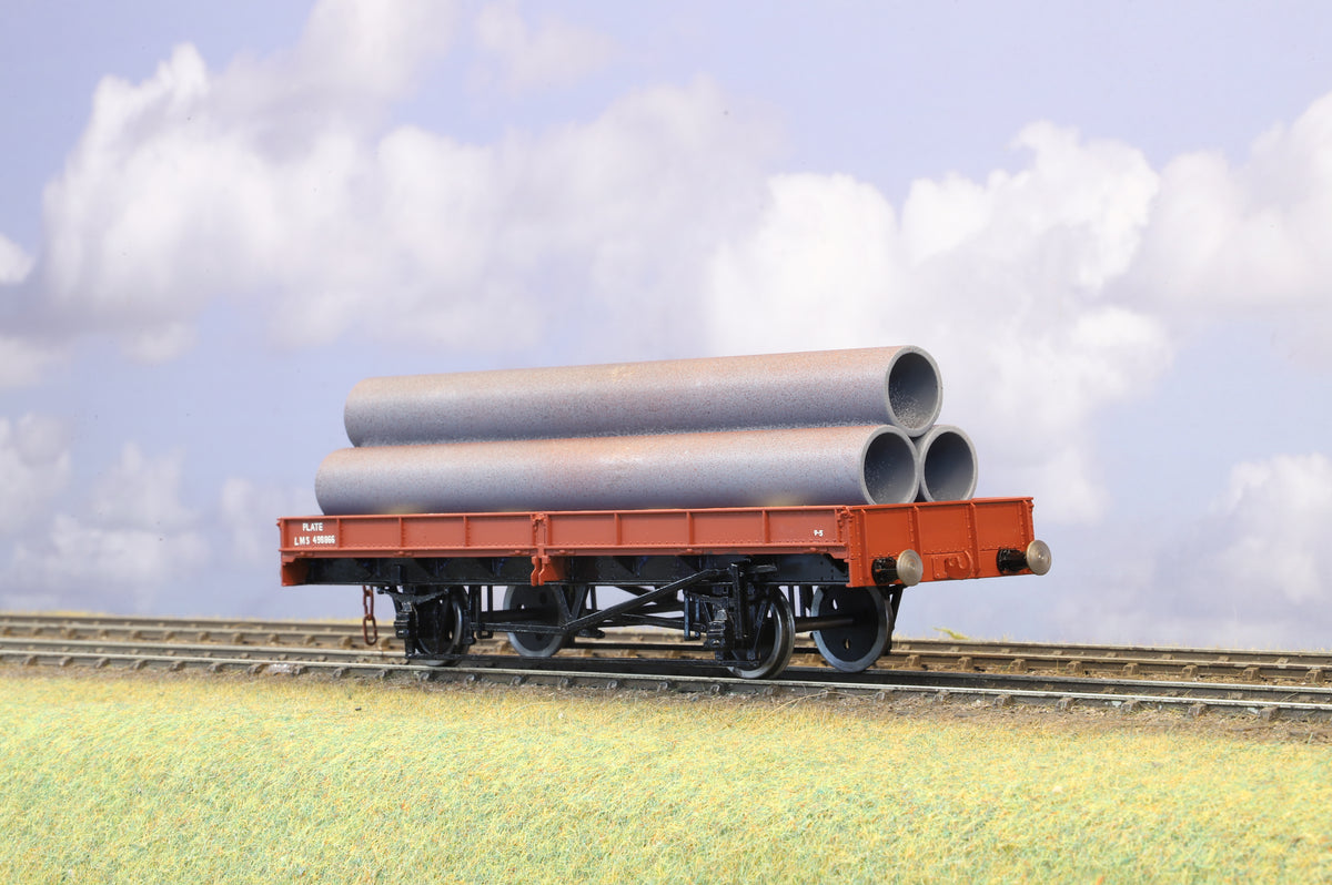 Parkside Finescale O Gauge (Kit-Built) Plate Wagon LMS Bauxite No.498866