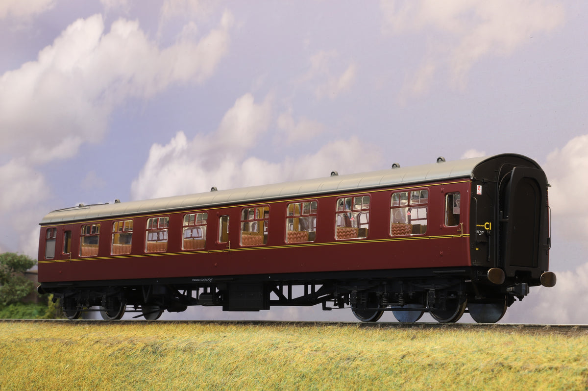 Lionheart Finescale O Gauge BR MK1 Second Open Maroon Un-numbered