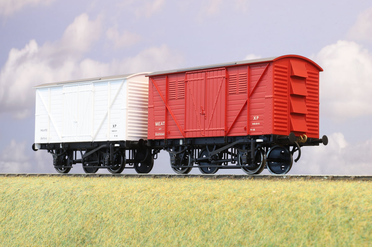 Dapol Finescale O Gauge Pair of BR Vans