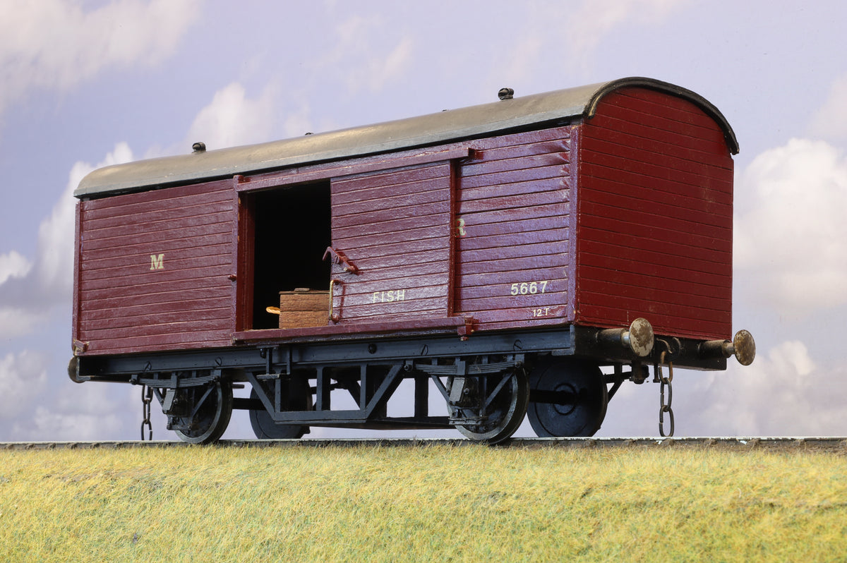 Gauge 1 (10mm) Kit-Built Midland Railway Fish Van