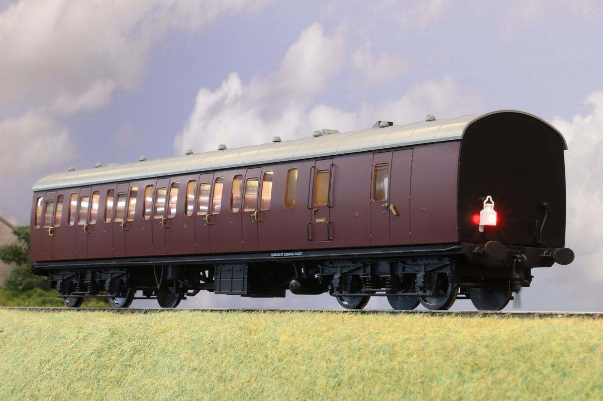 Darstaed Finescale O Gauge BR Mk1 Suburban Brake Second BR Maroon (Unlined & Unnumbered)