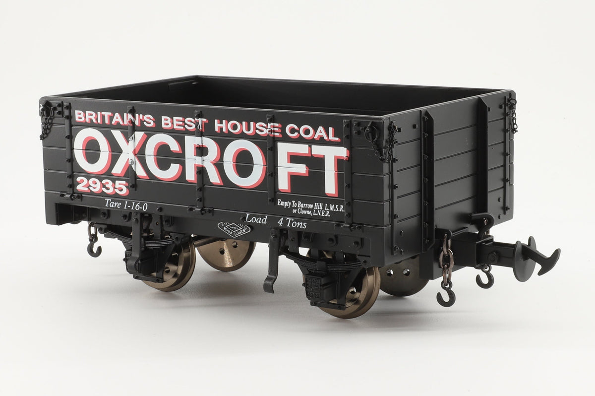 BMS/Accucraft 16mm Scale (45mm Gauge) Oxcroft Coal Open Wagon R19-3J #2935
