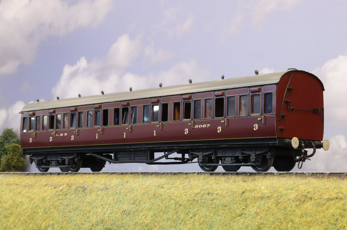 WORKSHOP Finescale O Gauge LMS 57ft Suburban 1st/3rd No. 3067